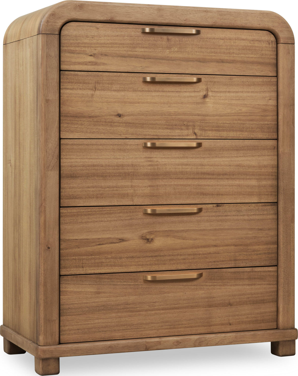 Kione - Five Drawer Acacia Wood Chest - Lioness