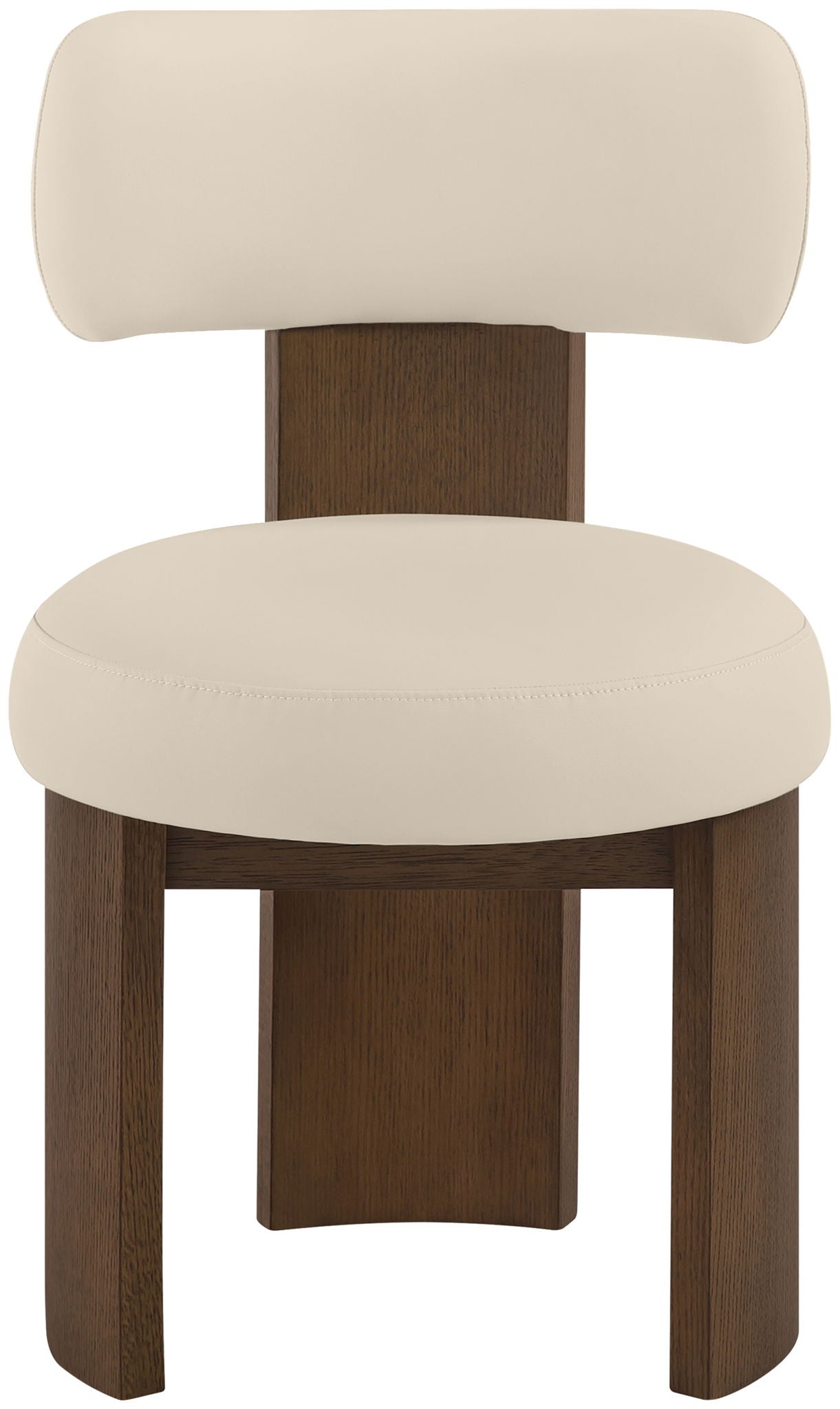 Atelier - Vegan Leather Upholstered Dining Chair (Set of 2) - Painted Brown Frame - Urban Living Furniture (Los Angeles, CA)