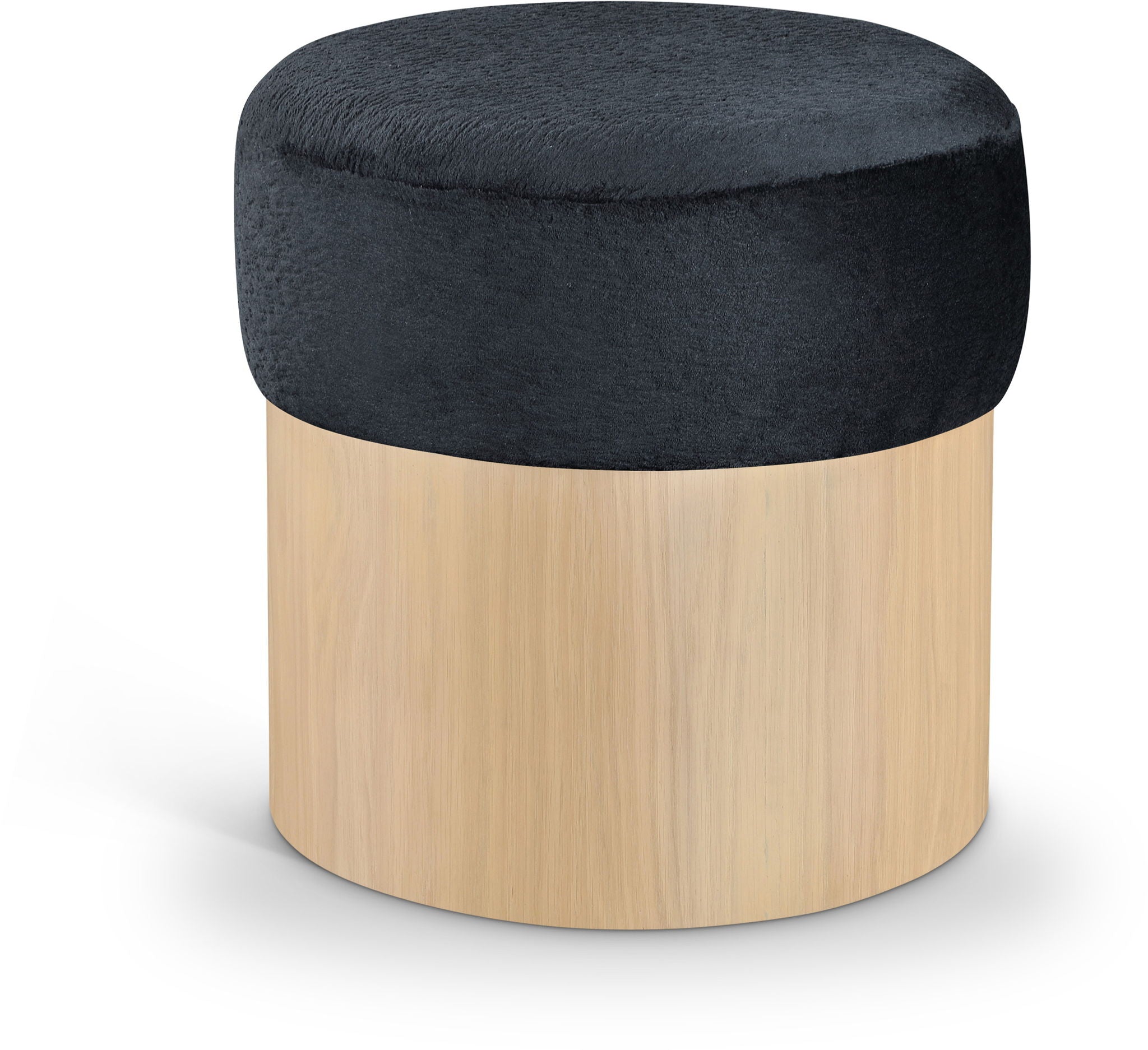 Nimes - Ottoman / Stool With Natural Base - Urban Living Furniture (Los Angeles, CA)