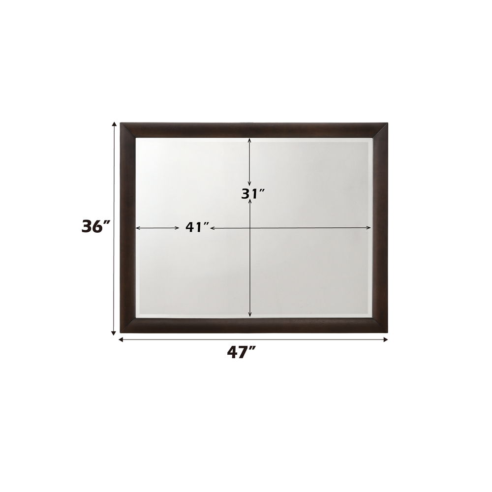 Tablita - Mirror - Dark Merlot - Urban Living Furniture (Los Angeles, CA)