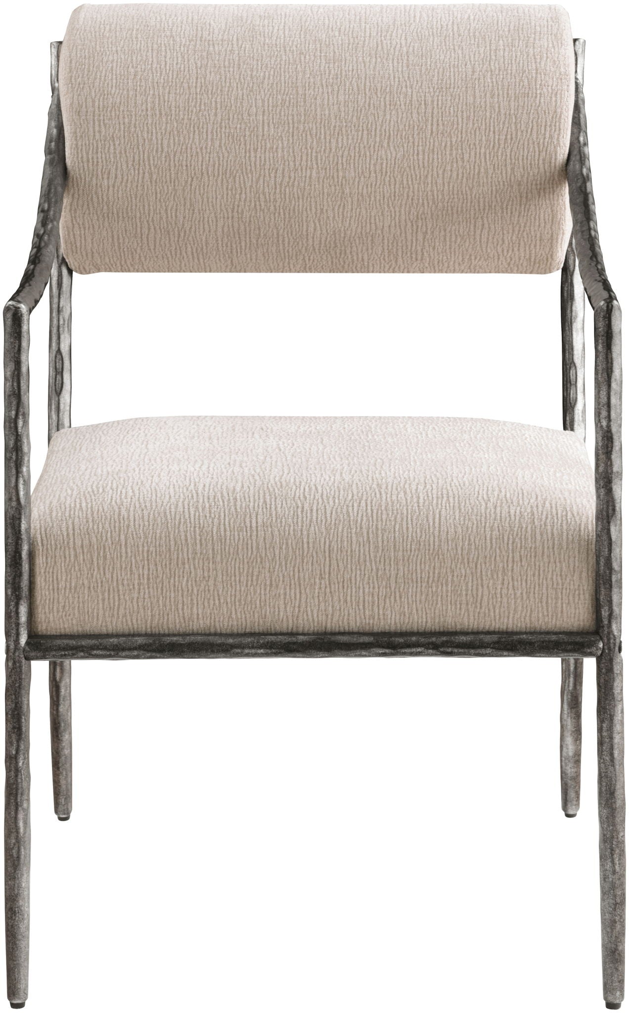 Bastille - Upholstered Dining Arm Chair (Set of 2) - Silver Frame - Urban Living Furniture (Los Angeles, CA)