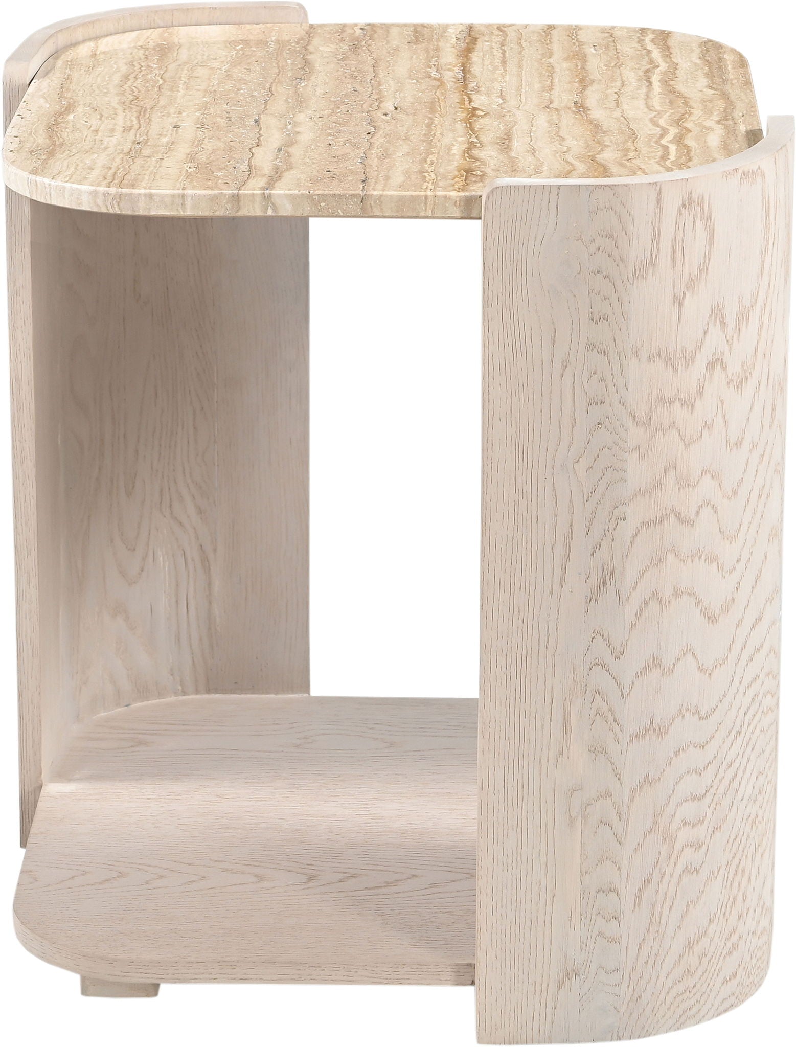 Calabria - Marble And Oak Wood Table - Urban Living Furniture (Los Angeles, CA)