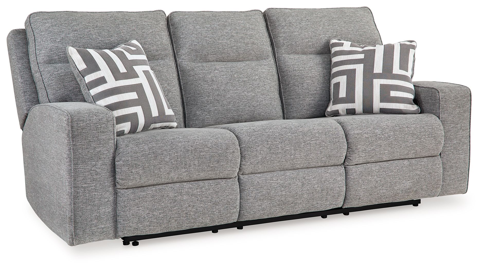 Biscoe - Pewter - Power Reclining Sofa With Adj Headrest - Urban Living Furniture (Los Angeles, CA)
