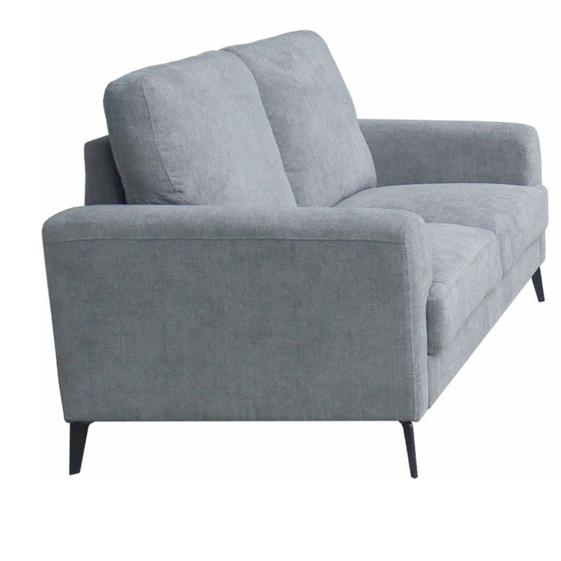 Jackson - Chenille Loveseat With Black Metal Legs - Urban Living Furniture (Los Angeles, CA)