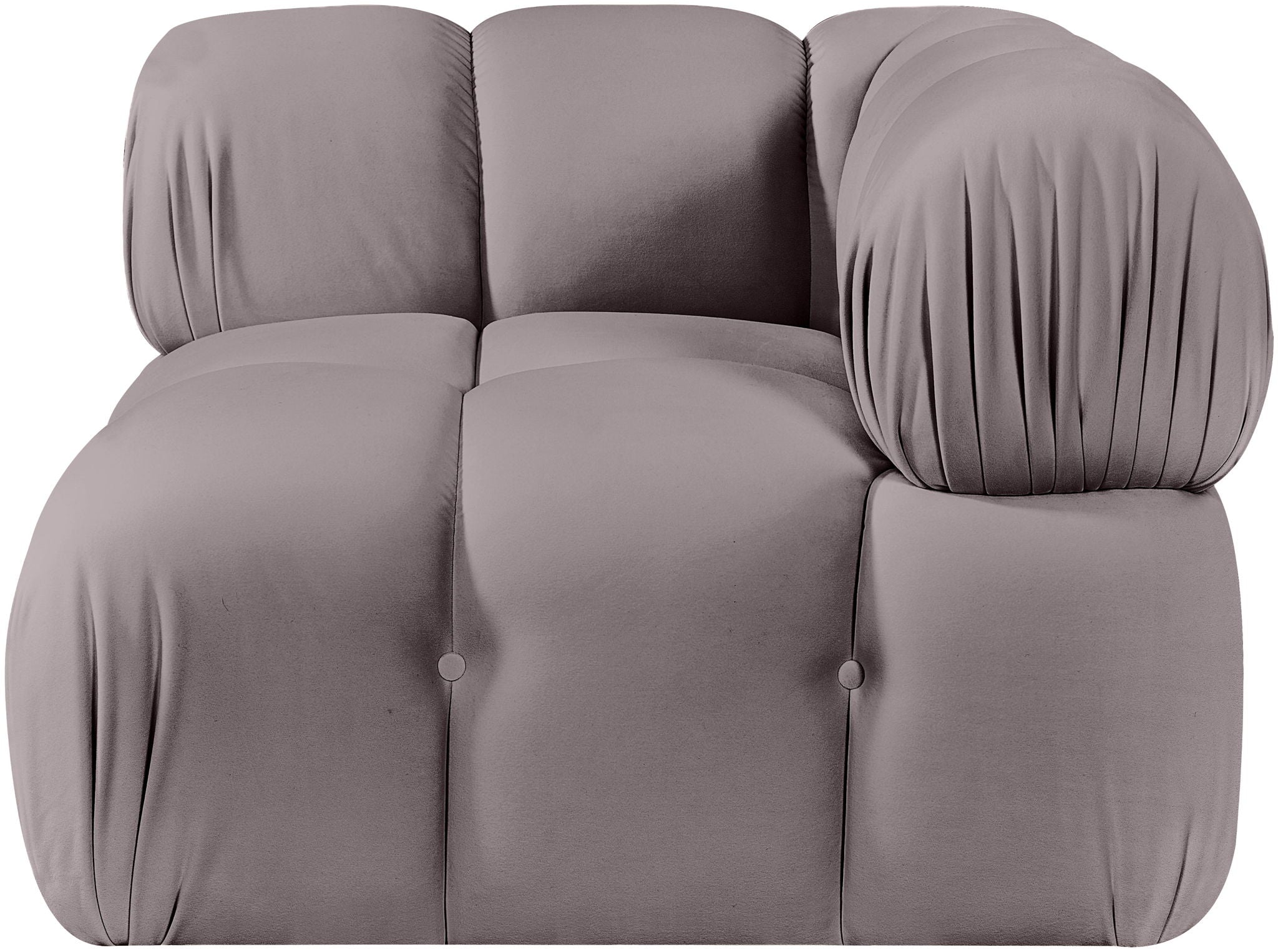 Orin - Velvet Performance Fabric Upholstered Modular Corner Chair - Urban Living Furniture (Los Angeles, CA)