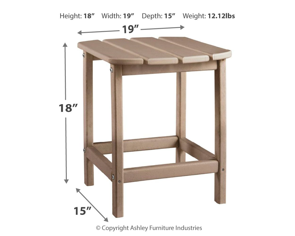 Sundown Treasure - Outdoor End Table - Urban Living Furniture (Los Angeles, CA)