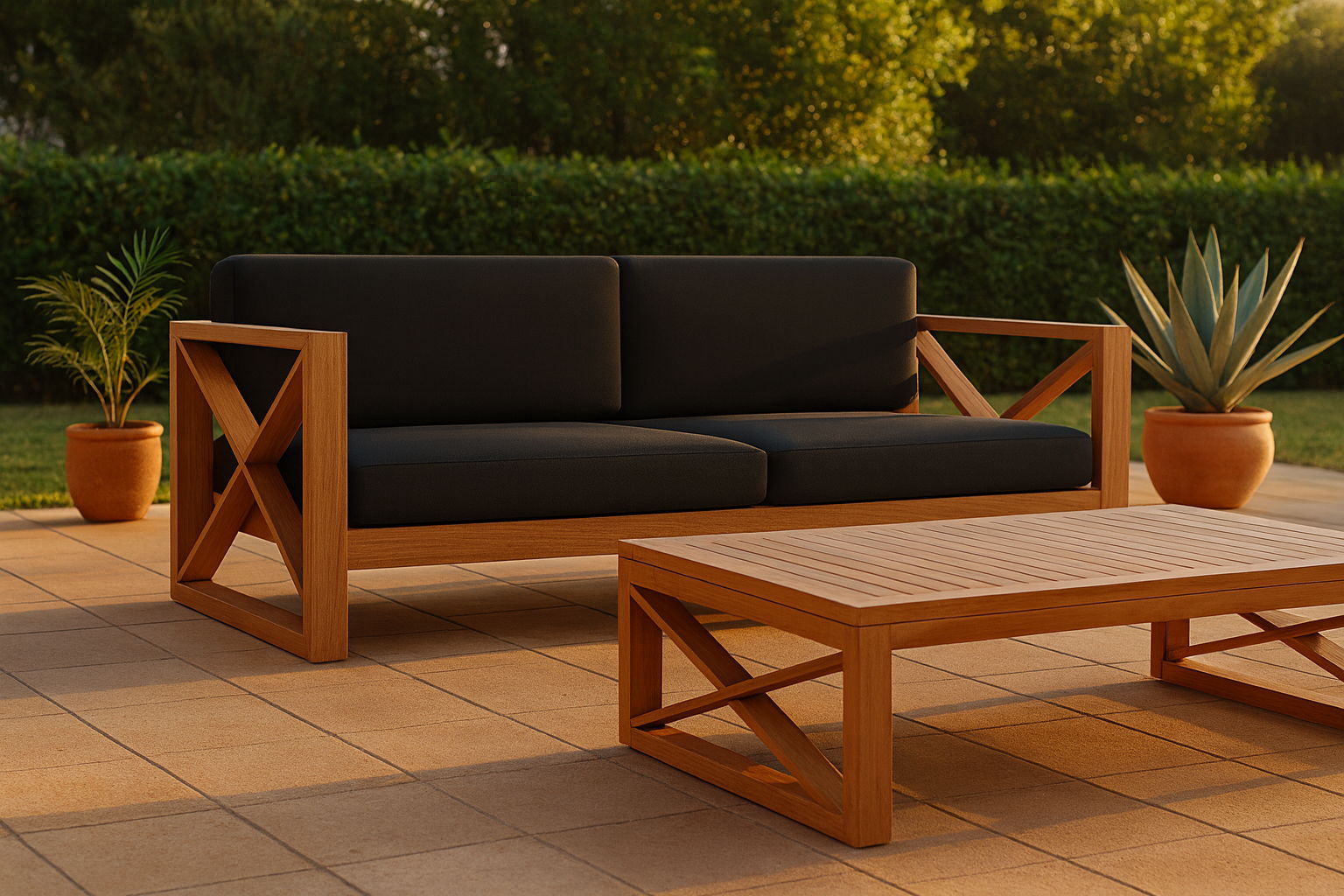 Anguilla - Water Resistant Outdoor Sofa - Urban Living Furniture (Los Angeles, CA)