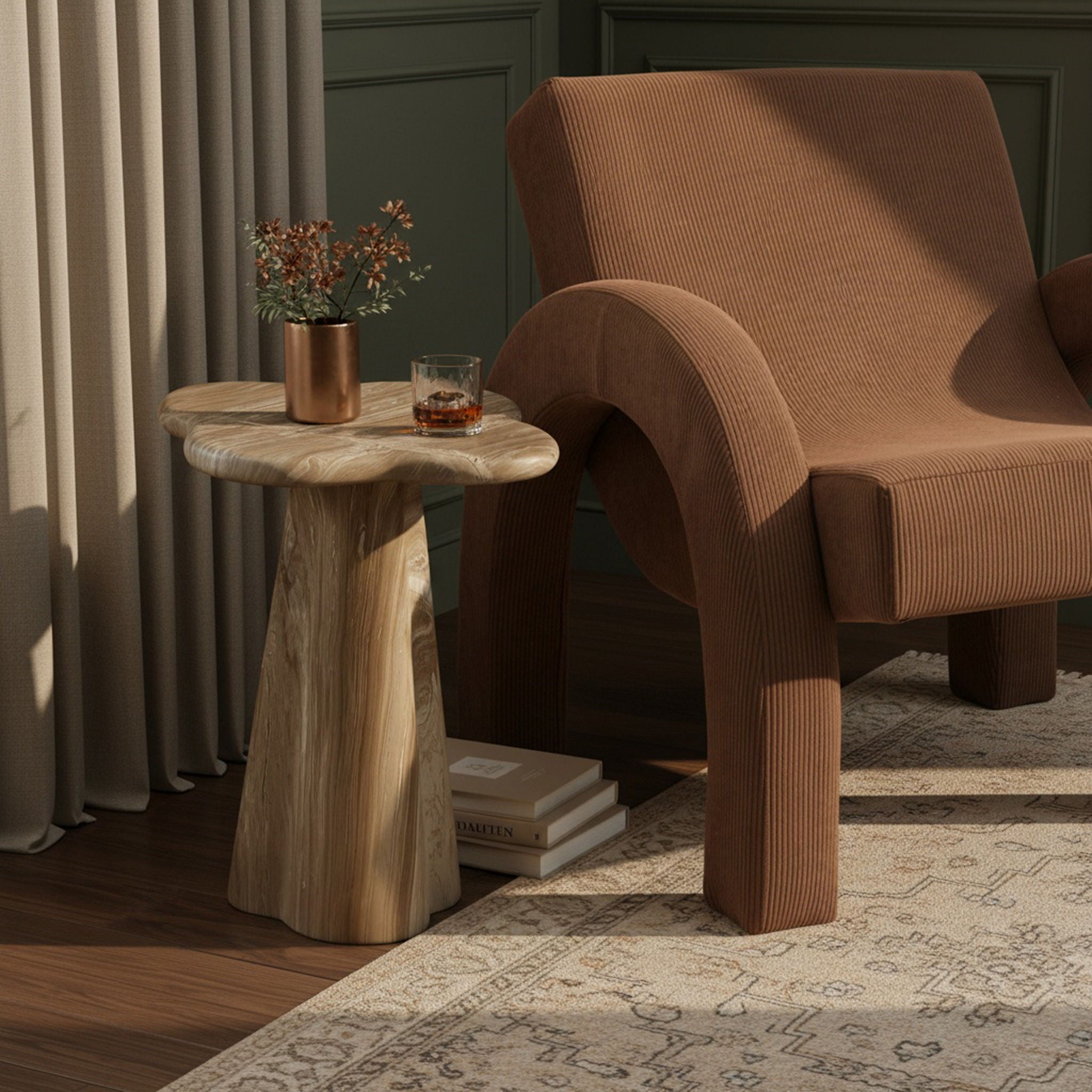 Nola - Concrete Indoor / Outdoor End Table - Urban Living Furniture (Los Angeles, CA)