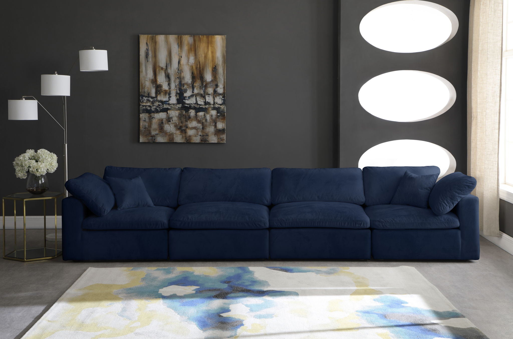 Cozy - Modular 4 Seat Sofa - Urban Living Furniture (Los Angeles, CA)