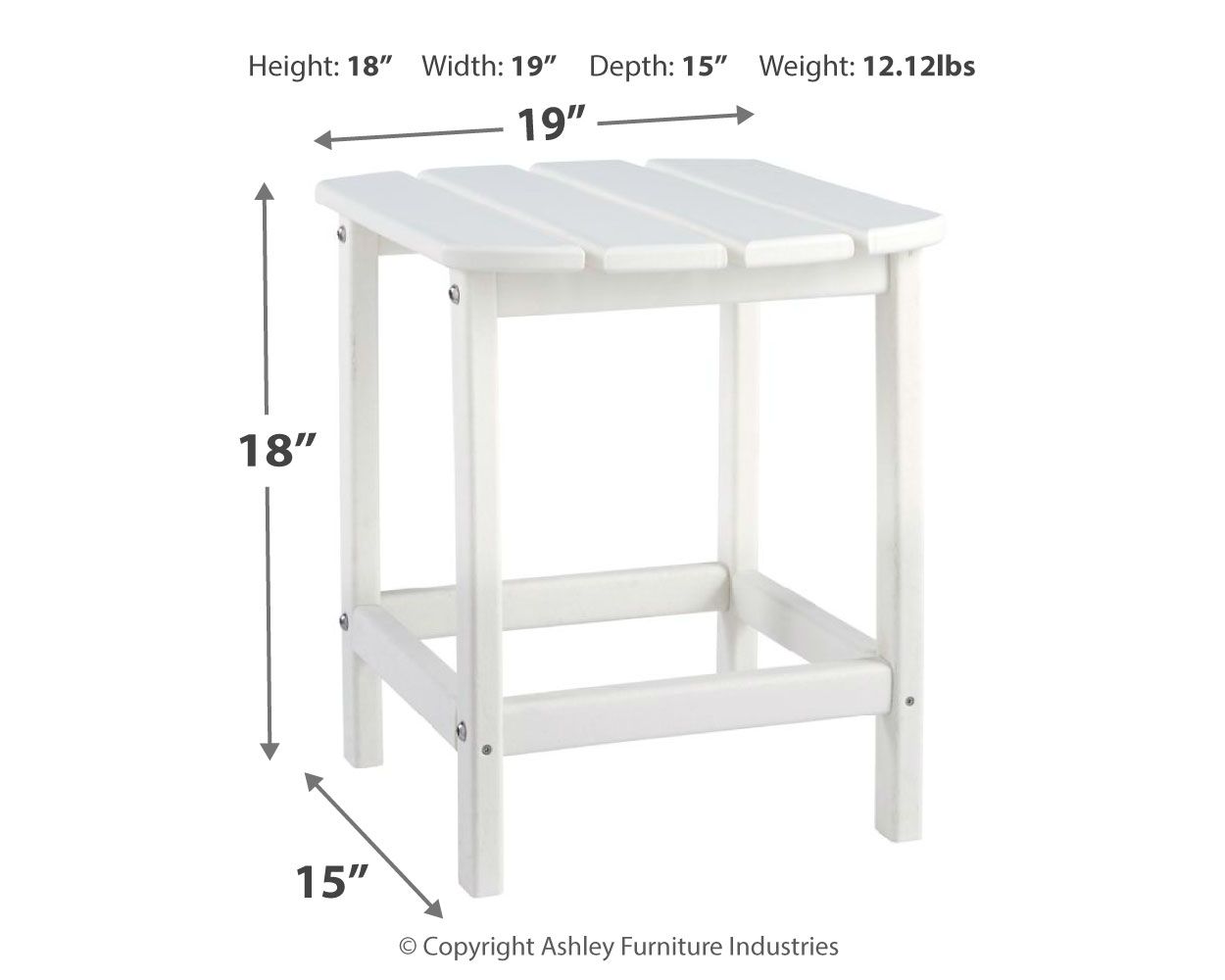 Sundown Treasure - Outdoor End Table - Urban Living Furniture (Los Angeles, CA)
