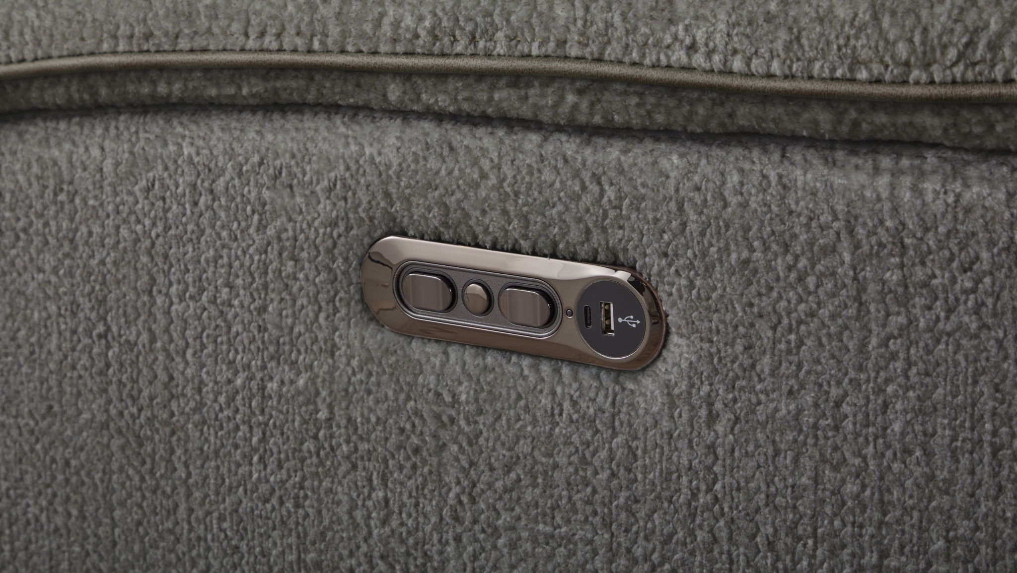 Alpine - Power Left Arm Facing Zero Gravity Recliner P2 - Airy Midnight - Urban Living Furniture (Los Angeles, CA)