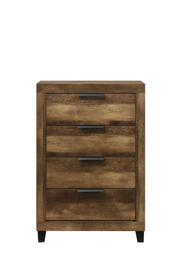 Morales - Chest - Rustic Oak Finish - Urban Living Furniture (Los Angeles, CA)