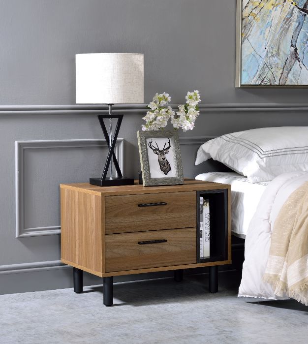 Trolgar - Accent Table - Brown Oak & Black - Urban Living Furniture (Los Angeles, CA)