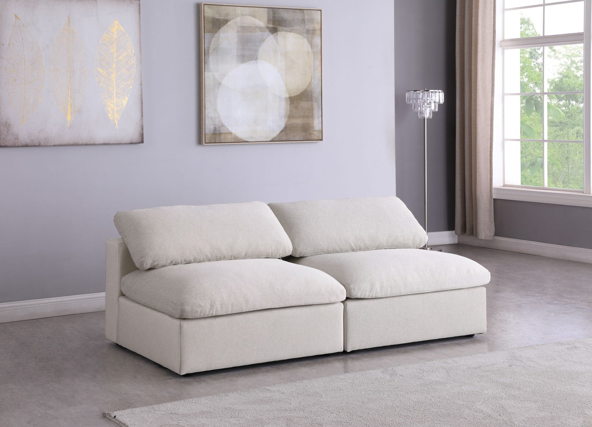 Serene - Modular Armless 2 Seat Sofa - Urban Living Furniture (Los Angeles, CA)