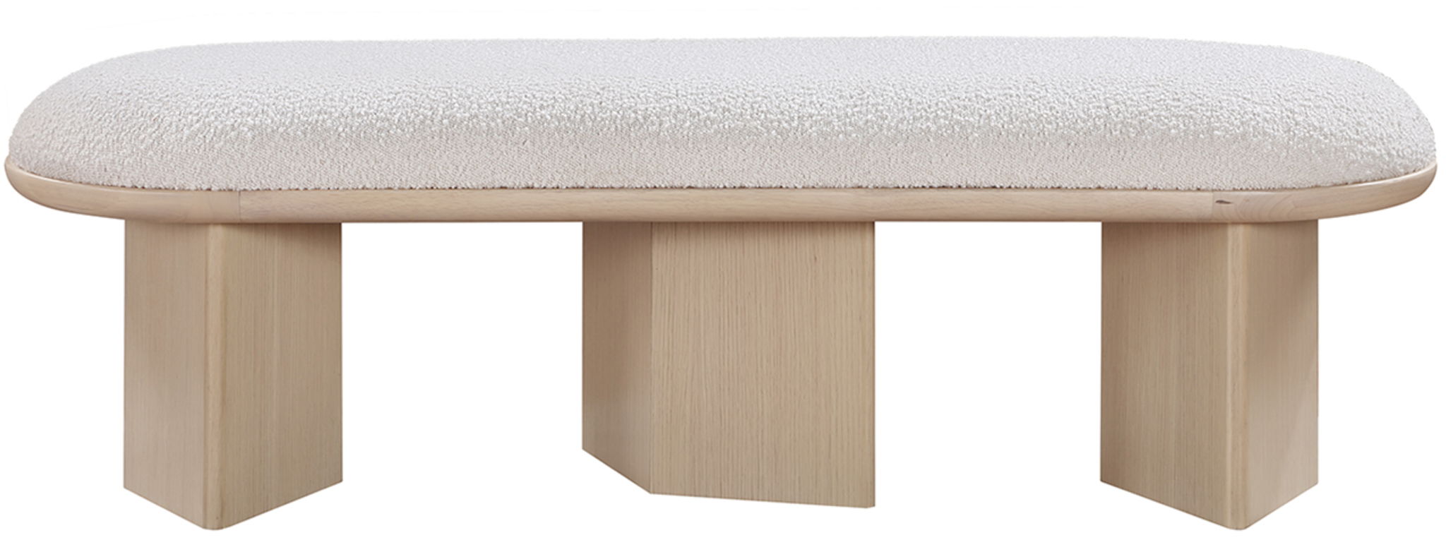 Wilshire - Bench With Natural Base - Urban Living Furniture (Los Angeles, CA)