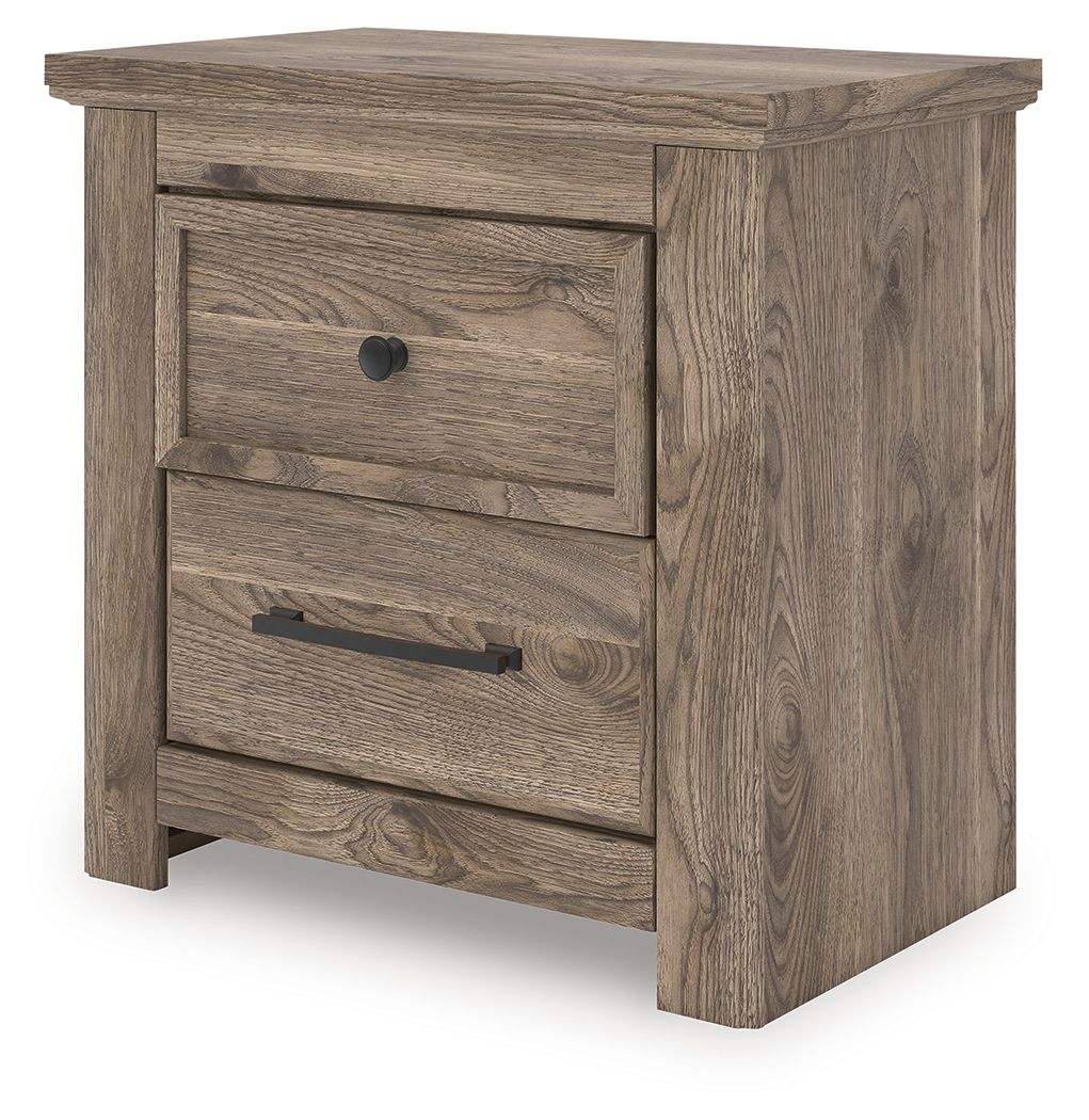 Rusticott - Brown - Two Drawer Night Stand - Urban Living Furniture (Los Angeles, CA)