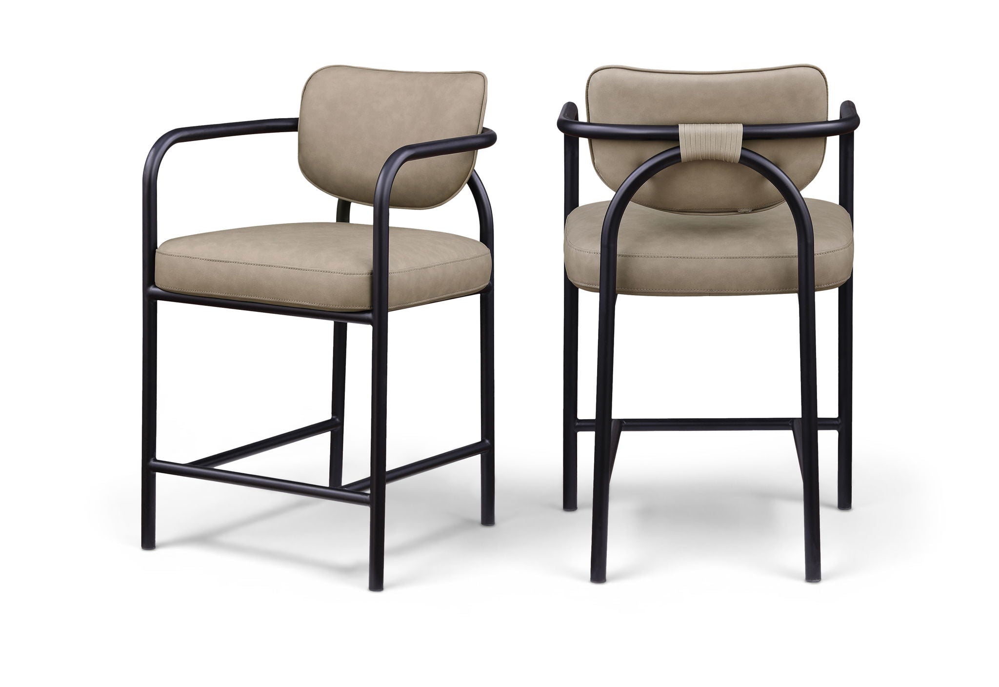 Serava - Vegan Leather Upholstered Bar Stool - Urban Living Furniture (Los Angeles, CA)