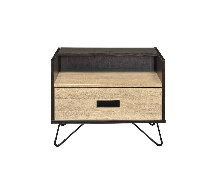 Melkree - Accent Table - Oak & Black - Urban Living Furniture (Los Angeles, CA)