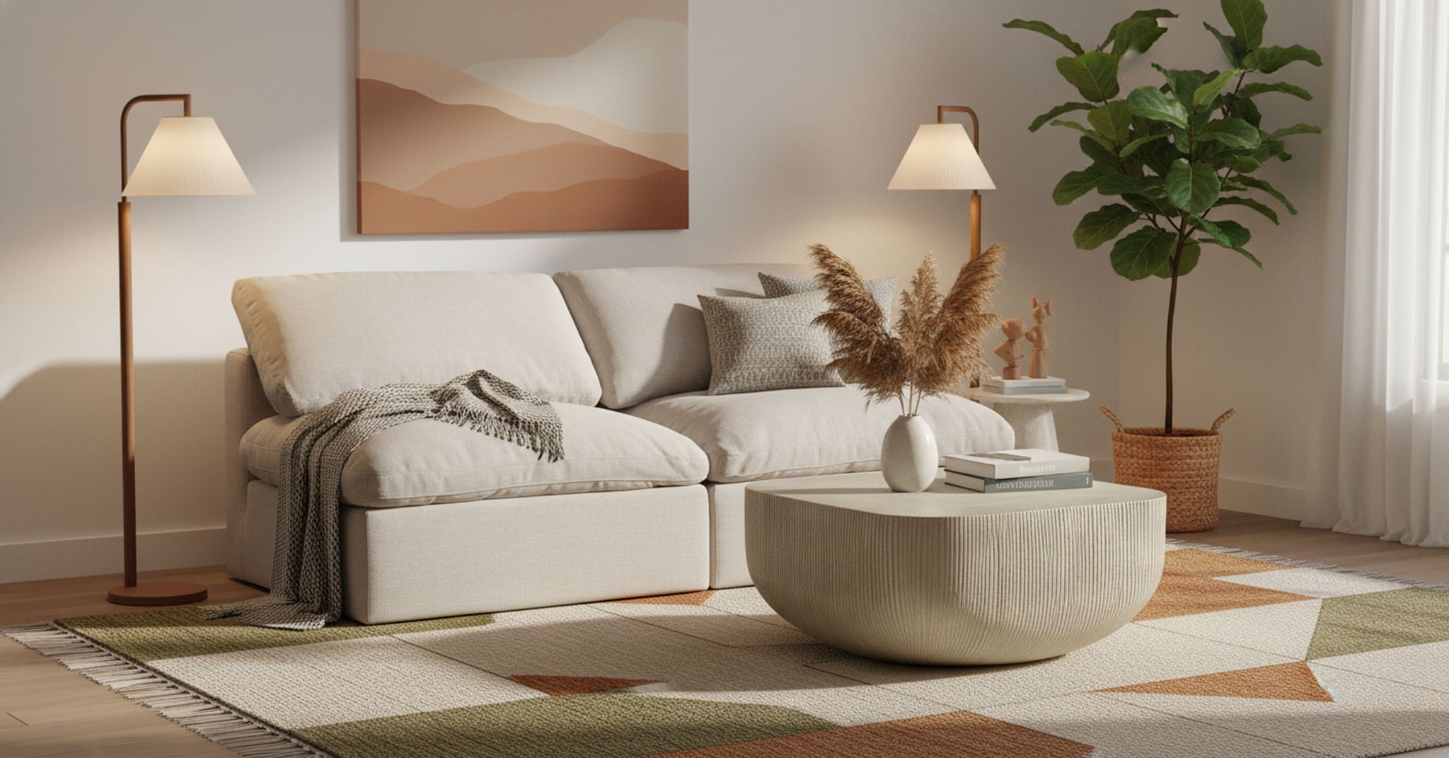 Indulge - Linen 2 Seat Modular Armless Sofa - Urban Living Furniture (Los Angeles, CA)