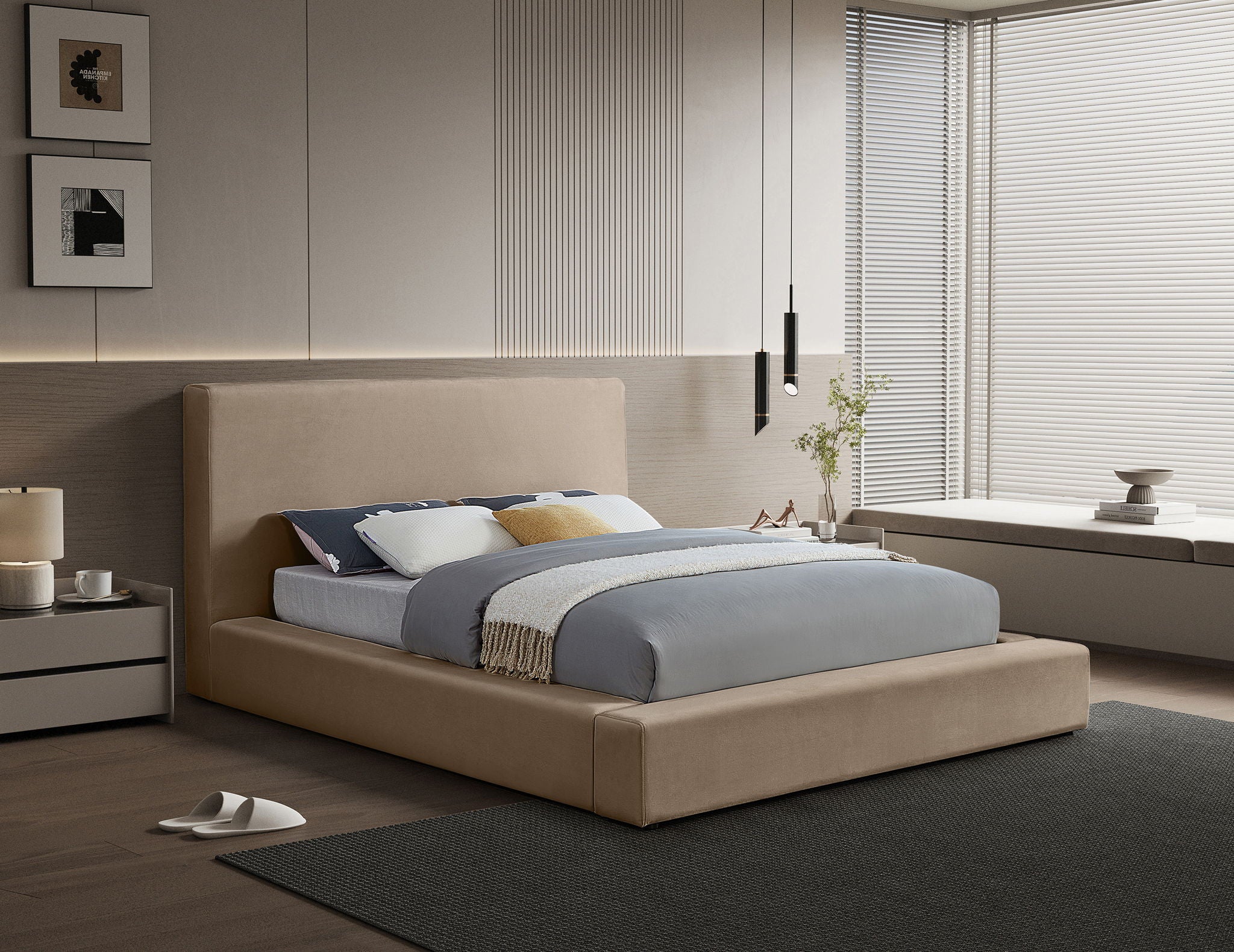 Dorian - Upholstered Bed - Urban Living Furniture (Los Angeles, CA)