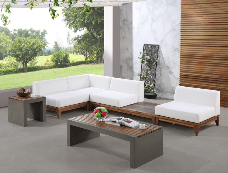 Rio - 4 Piece Fabric Modular Sectional - Off White