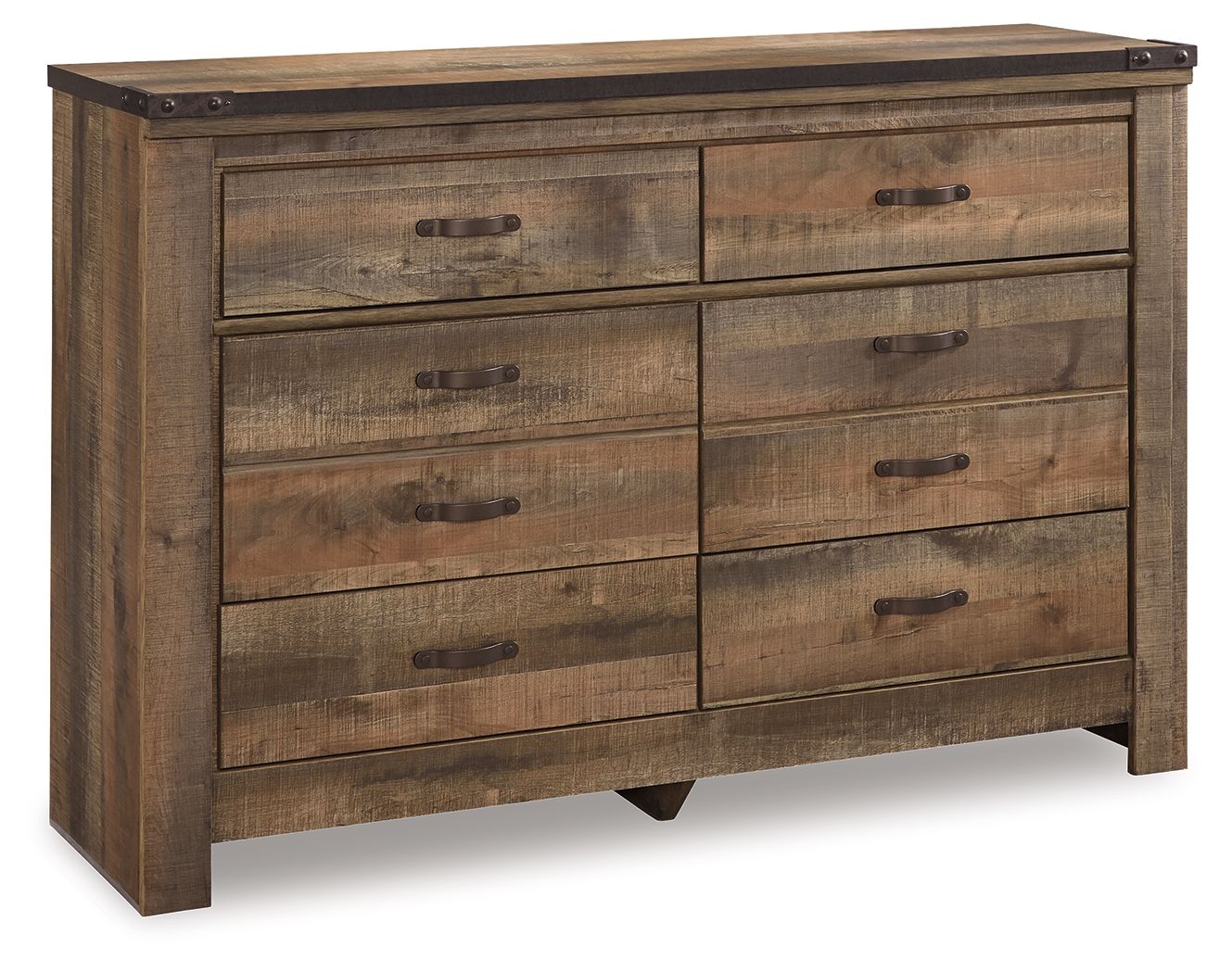 Trinell - Six Drawer Dresser - 61.34" x 15.98" x 42.99" - Brown Dark - Urban Living Furniture (Los Angeles, CA)