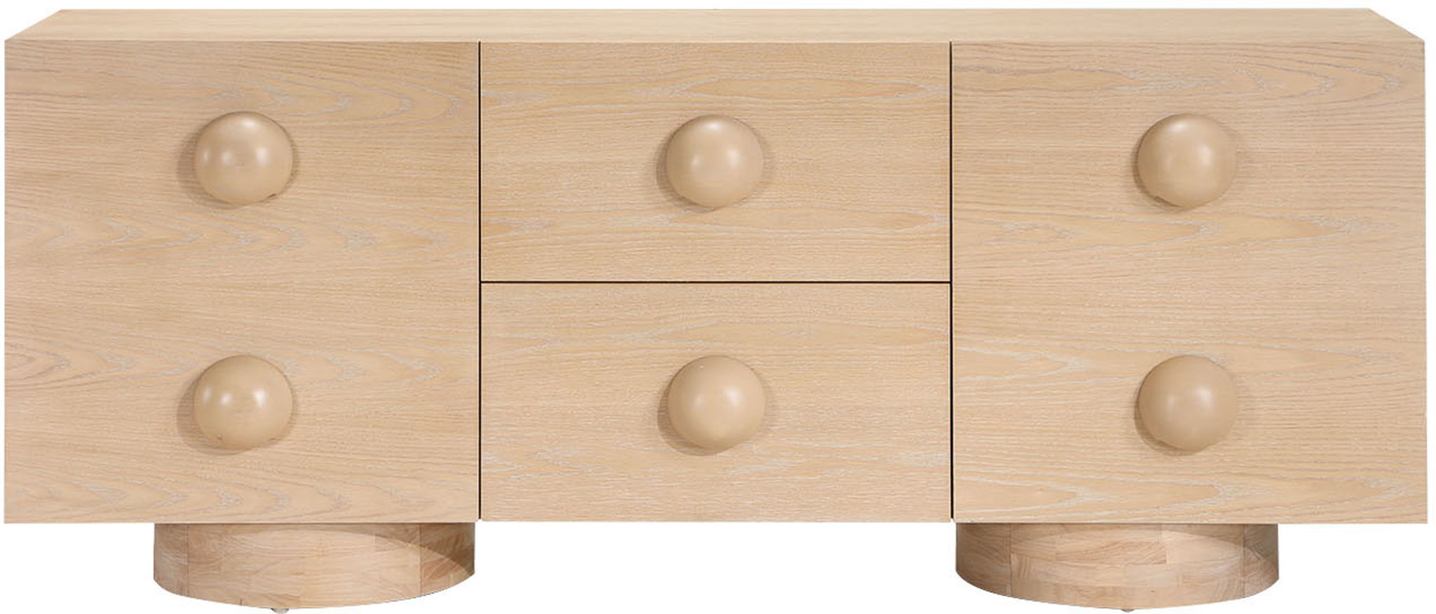 Bubble - Rubberwood with Oak Veneer Sideboard / Buffet - Urban Living Furniture (Los Angeles, CA)