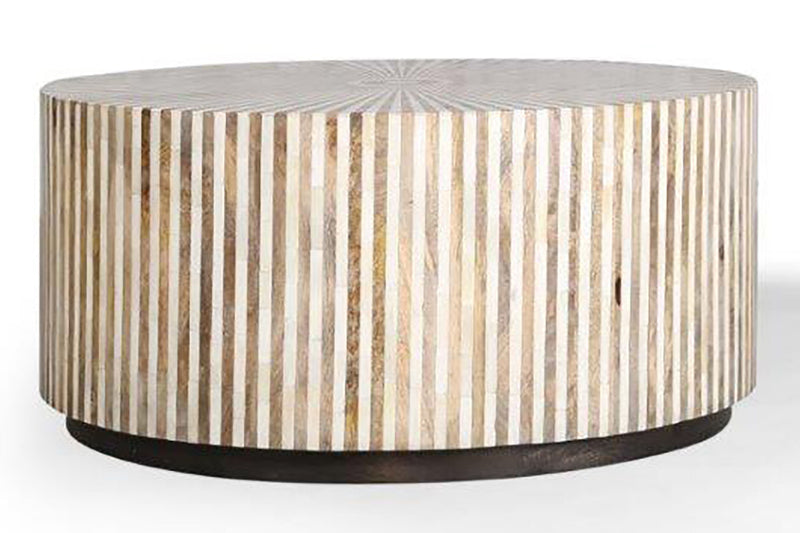 Crossings - Downtown Cocktail Table With 2 Chairside Tables - Amber