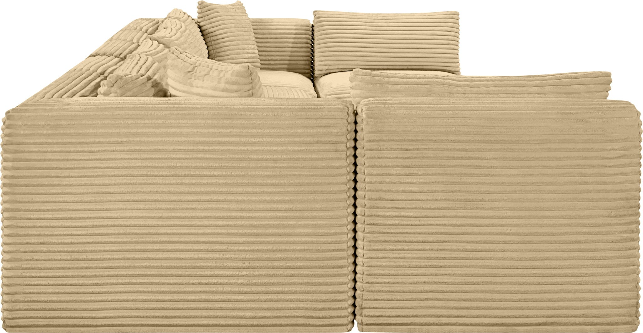 Shaggy - 7 Piece Modular U-Shaped Armless Sectional - Urban Living Furniture (Los Angeles, CA)