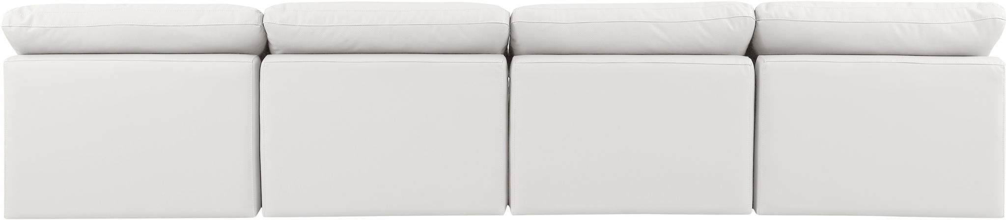 Indulge - Faux Leather 4 Seat Modular Armless Sofa - Urban Living Furniture (Los Angeles, CA)