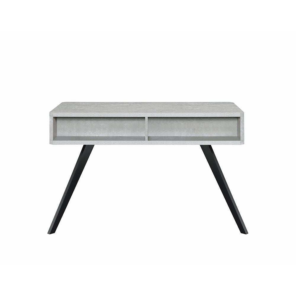 Magna - Desk - Faux Concrete & Black - Urban Living Furniture (Los Angeles, CA)