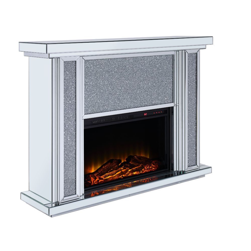 Nowles - Fireplace - Mirrored & Faux Stones - Urban Living Furniture (Los Angeles, CA)