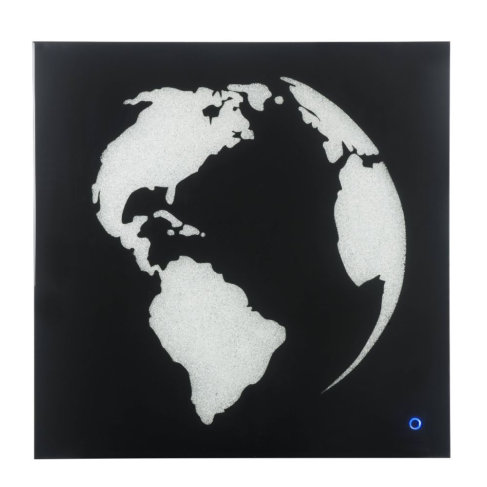 Adamas - Wall Art - Smoky Glass & Faux Crystal - Urban Living Furniture (Los Angeles, CA)