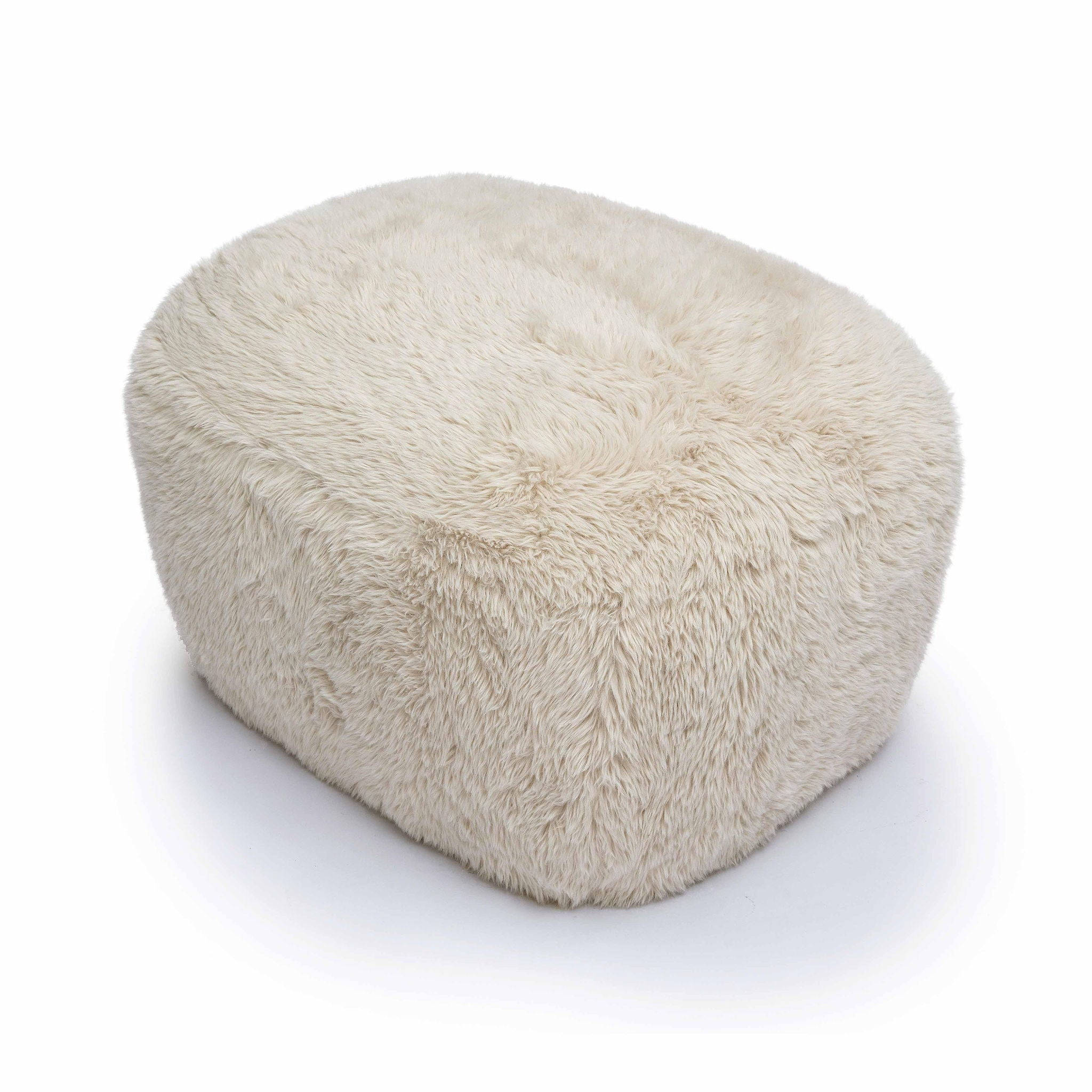 Britt - Vegan Shearling Ottoman - Urban Living Furniture (Los Angeles, CA)