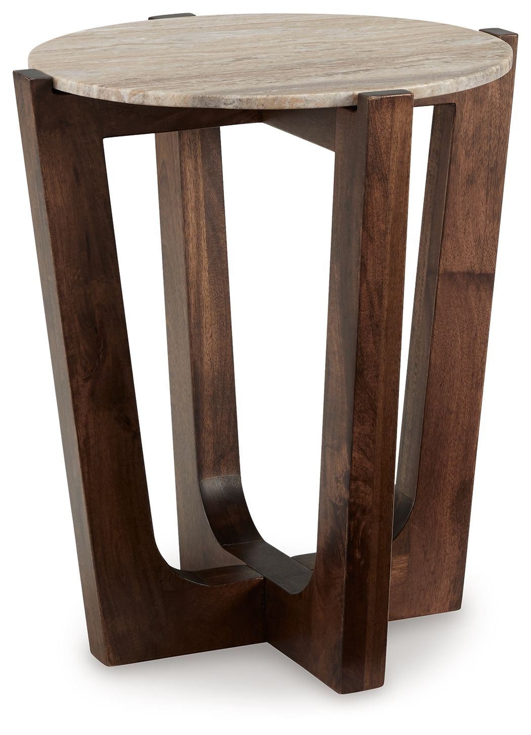 Tanidore - Warm Brown - Round End Table - Urban Living Furniture (Los Angeles, CA)