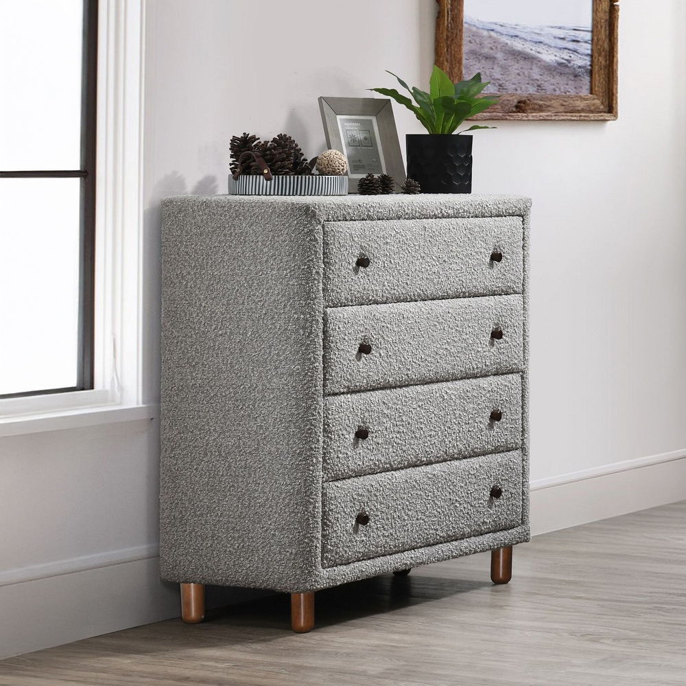 Cleo - Chest - Gray Boucle - Urban Living Furniture (Los Angeles, CA)