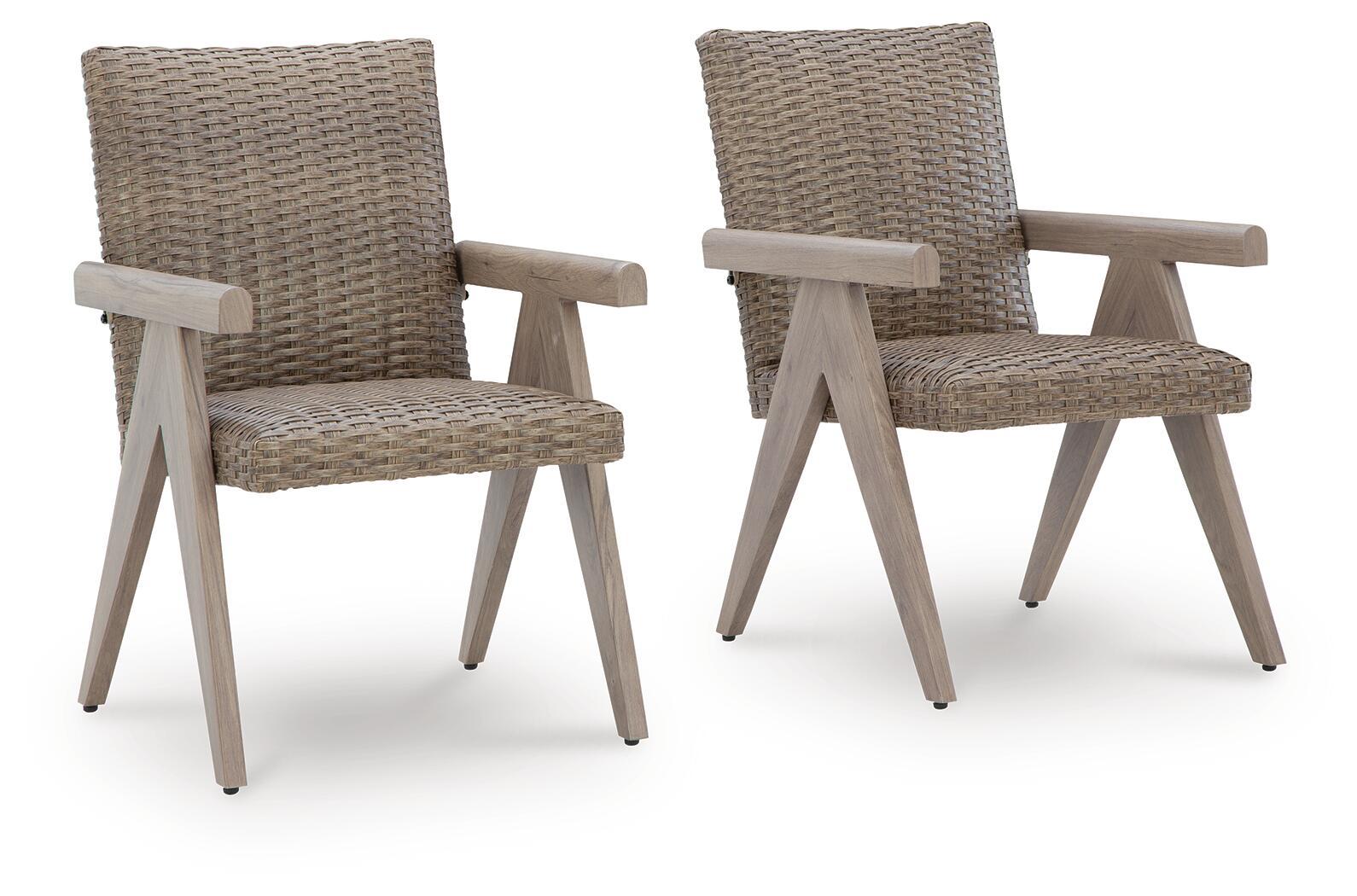 Cliff Trails - Arm Chair (Set of 2) - Beige - Urban Living Furniture (Los Angeles, CA)