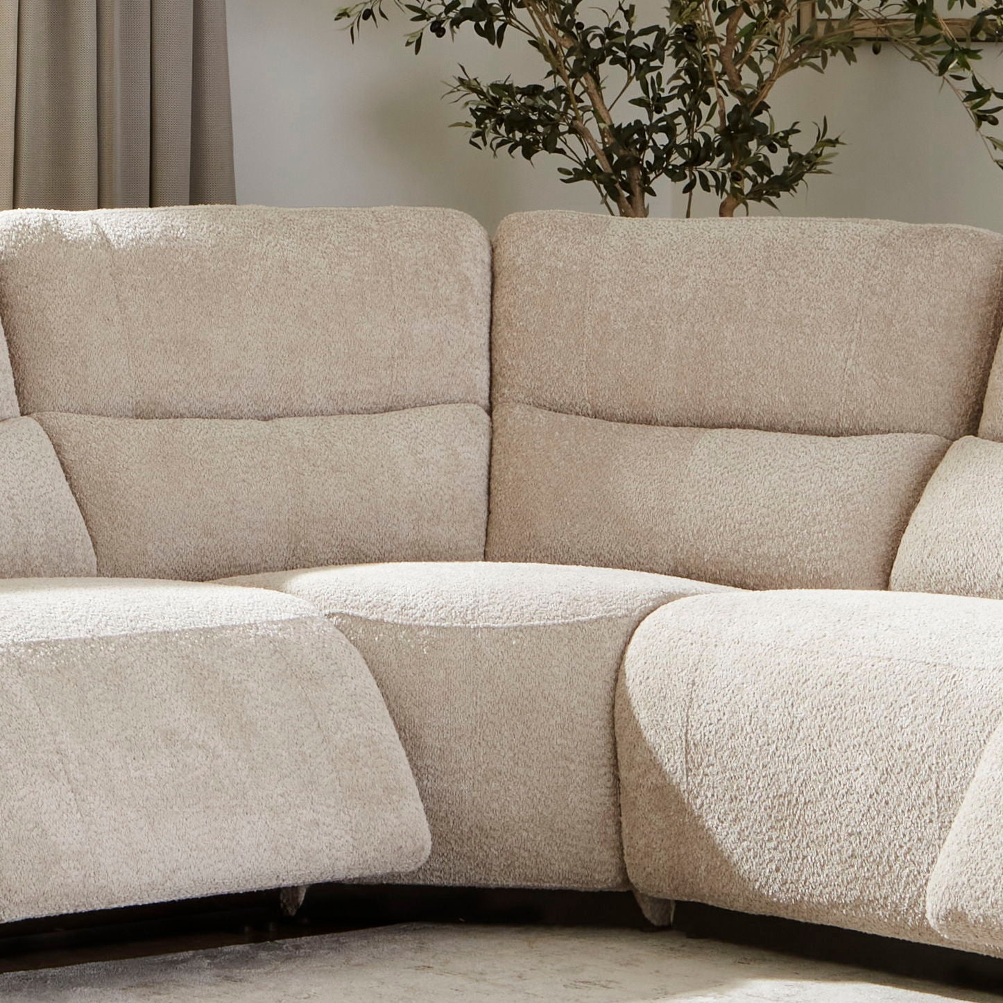 Modesto - Corner Wedge - Buttercream - Urban Living Furniture (Los Angeles, CA)