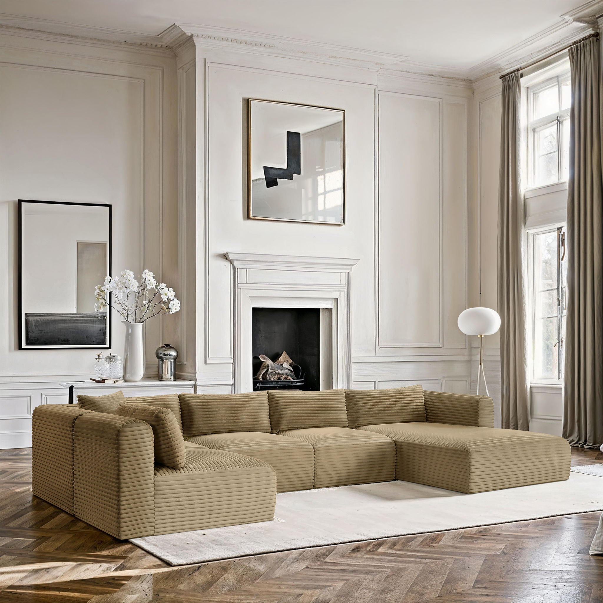 Shaggy - 5 Piece Modular U-Shaped Sectional - Urban Living Furniture (Los Angeles, CA)