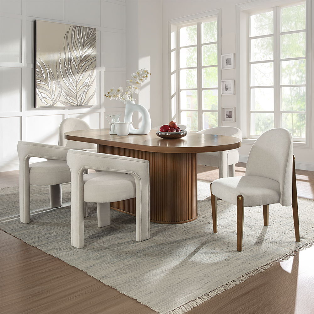 Gamarya - Dining Table - Dark Oak - Urban Living Furniture (Los Angeles, CA)