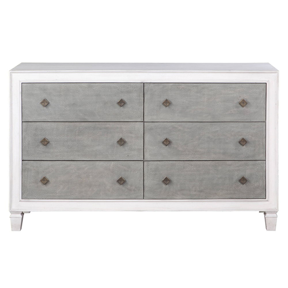 Katia - Dresser - Rustic Gray & Weathered White - Urban Living Furniture (Los Angeles, CA)