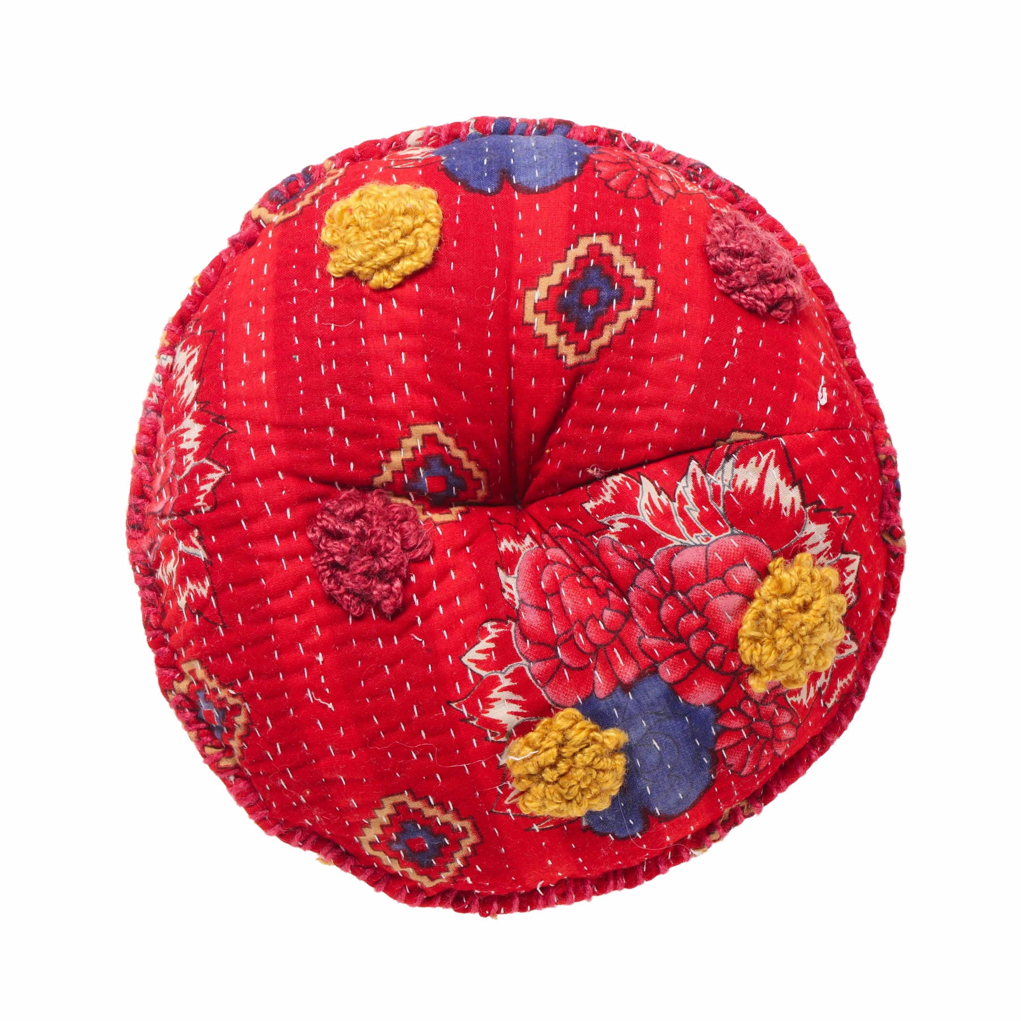 Mushroom - Hand Sewn Pillow - Red - Urban Living Furniture (Los Angeles, CA)