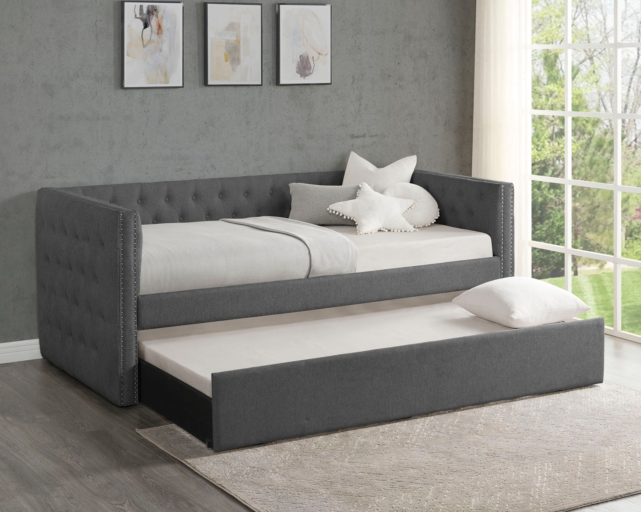 Trina - Daybed - Gunmetal Gray - Urban Living Furniture (Los Angeles, CA)