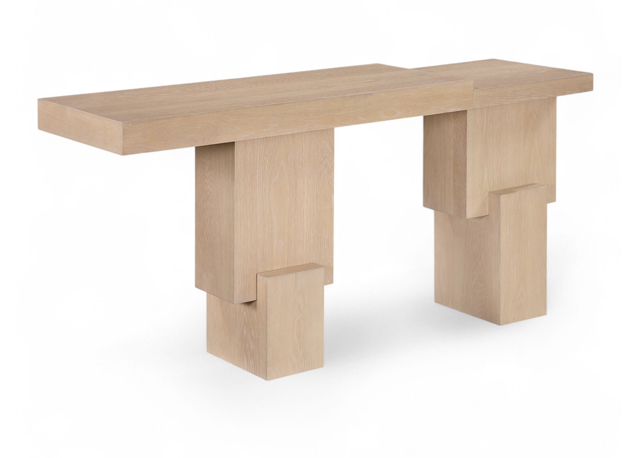 Anzio - Oak Veneer And Solid Wood Console Table - Urban Living Furniture (Los Angeles, CA)