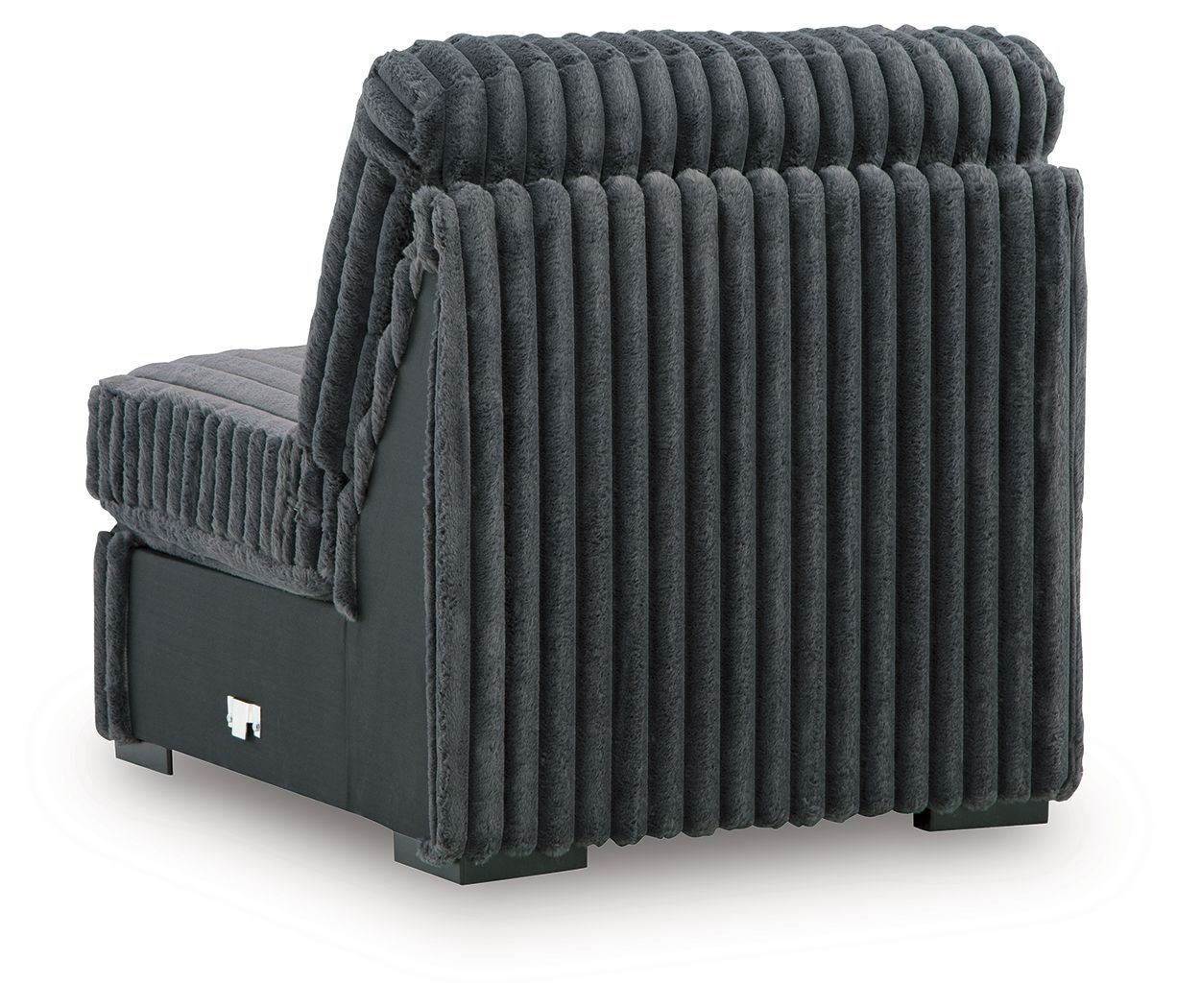 Midnight-Madness - Armless Chair - Gunmetal - Urban Living Furniture (Los Angeles, CA)