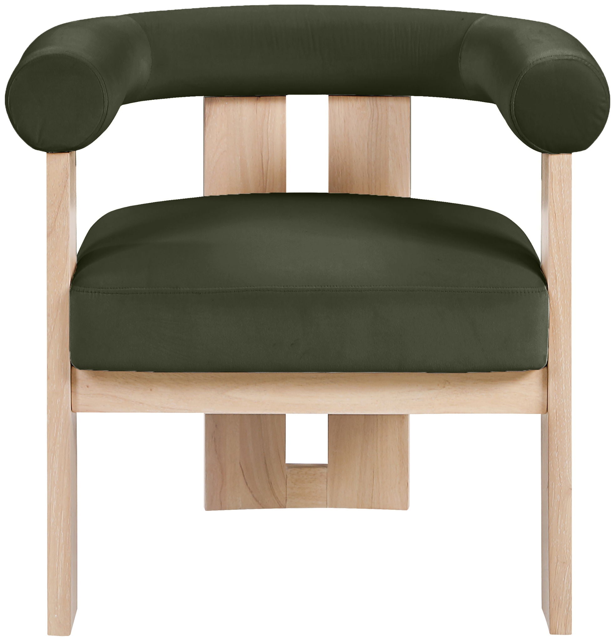 Arienzo - Performance Fabric Upholstered Accent Chair - Natural Base - Urban Living Furniture (Los Angeles, CA)