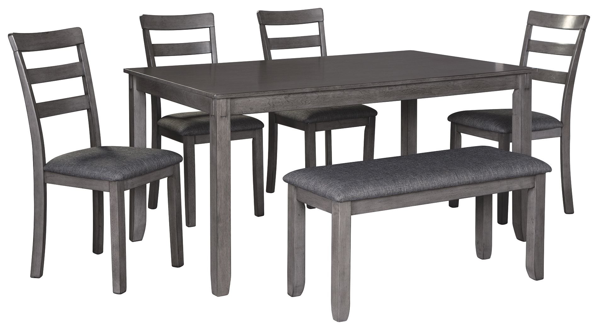 Bridson - RECT DRM Table Set (Set of 6) - Gray - Urban Living Furniture (Los Angeles, CA)