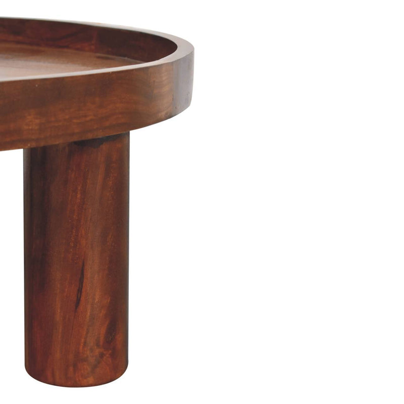 Crescent Coffee Table - Chestnut