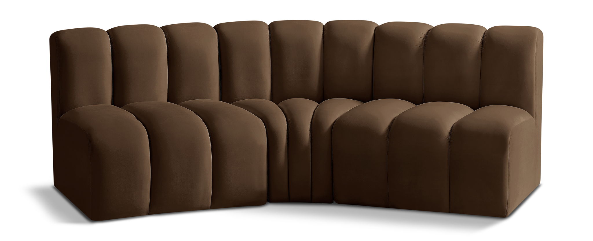Arc - Velvet 3 Piece Modular Corner Sofa - Urban Living Furniture (Los Angeles, CA)