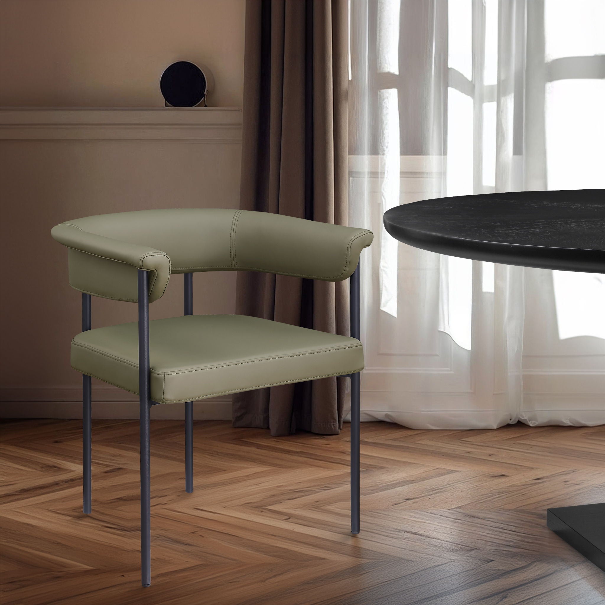 Malin - Faux Leather Dining Chair (Set of 2) - Urban Living Furniture (Los Angeles, CA)